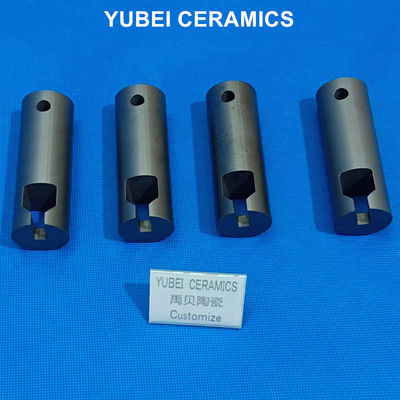 Black SSic Ceramic Customizable Sic Ceramics With Density 3.12g/cm3 Machining Or Polishing Finish